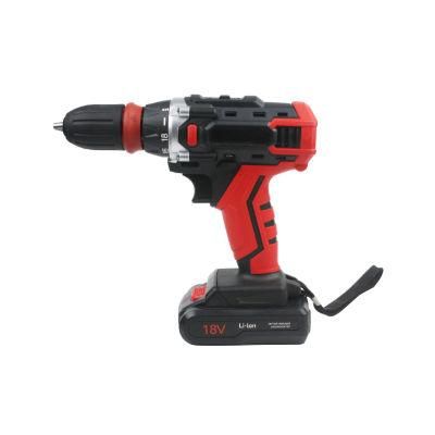 Reliable Construction Quality Rechargeable 18V21V2 Battery Electric Cordless Impact Drill Max Steel Wood Power Torque Time Input