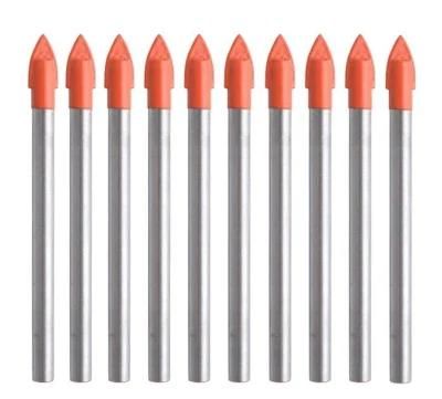 10PCS Multi-Material Drill Bits Set, Cemented Carbide Masonry Drill Bits