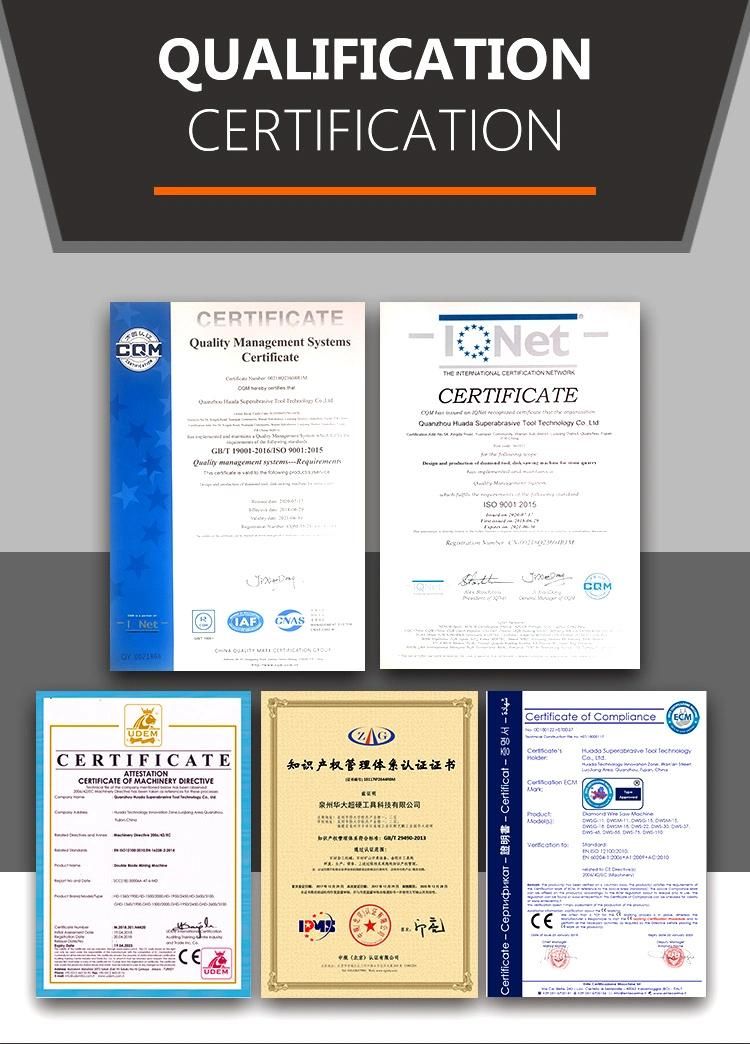 Stone Quarry/Quarrying Mining/Reinforced Electrict/Diamond Blade/Wire Multiwire/Saw Cutter/Double Limestone Marble Granite/Construction Bridge Concrete Steel