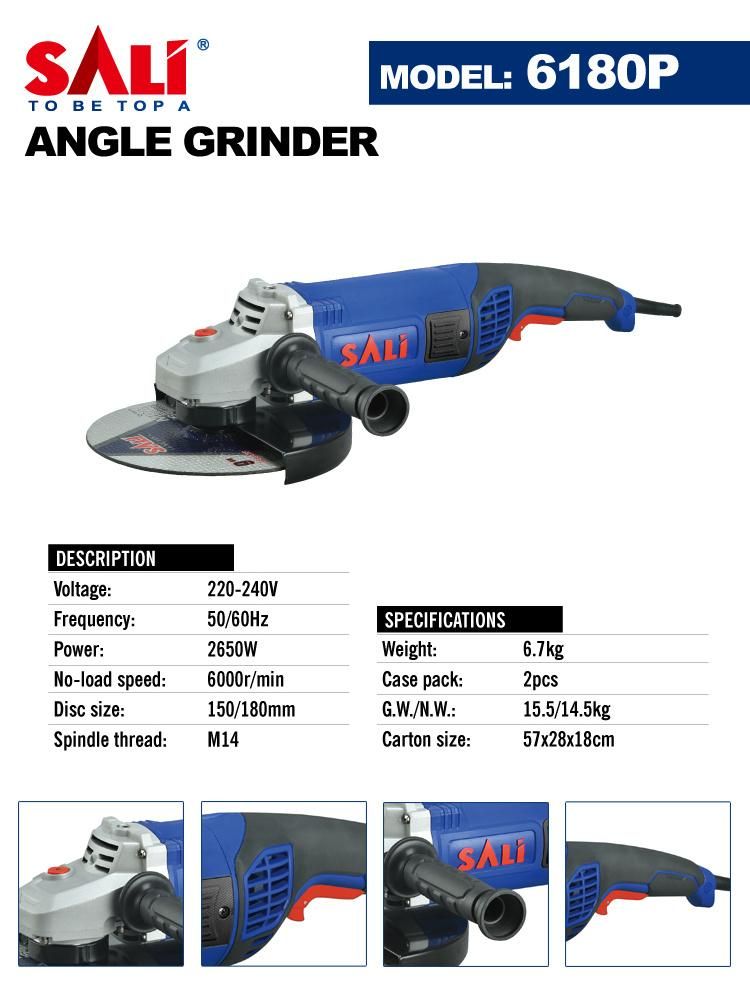 Sali 6115A/6125A 900W 115/125mm High Quality Angle Grinder