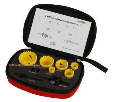 9PC Bi-Metal Hole Saw Set,Power Tools,Drill Bits