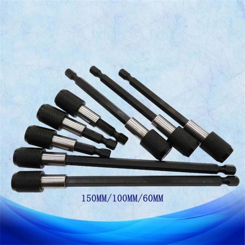 Extension Connecting Rod of Hand Drill 100mm Sleeve Adapter Self-Locking Extension Rod
