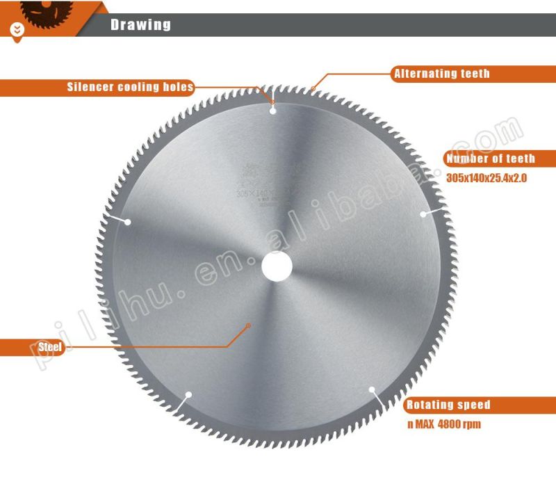 305mm Carbide Tct Circular Saw Blade for Cutting Bamboo