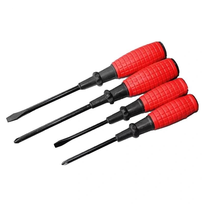 Good Quality Transparent Plastic Handle Cross Head Screwdriver