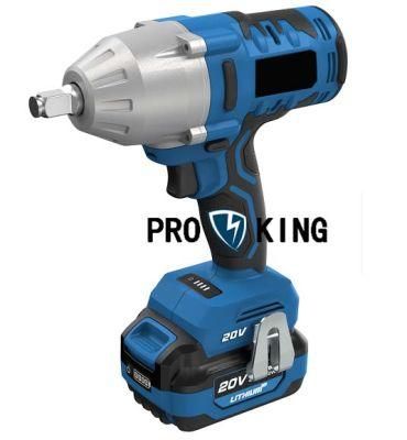 Professional 18V / 20V Cordless Impact Wrench 600 Nm