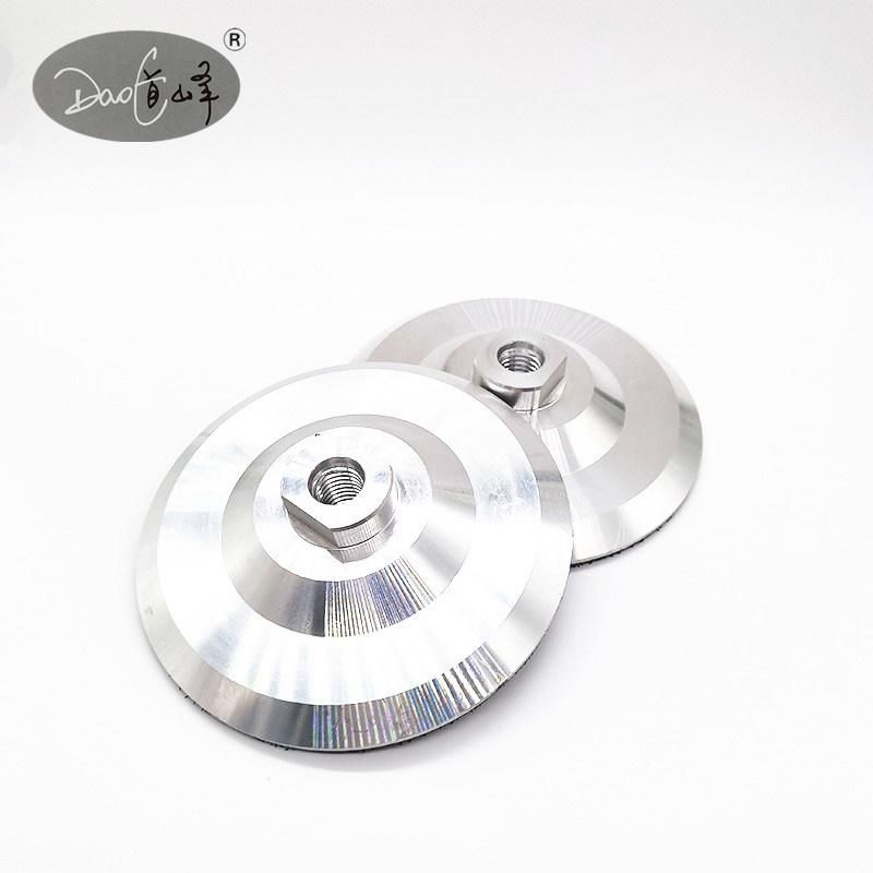 Daofeng 5inch 125mm Aluminium Hook and Loop Backer