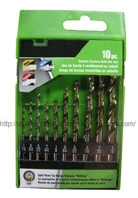 10PC HSS Twist Drill Set