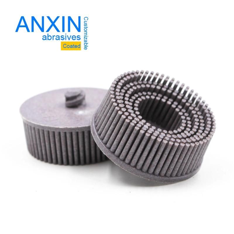 2" Domestic Soft Metal Polsihing Quick Change Bristle Disc