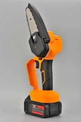 Garden Tool Handheld 21V Lithium Battery Mini Chain Saws Cordless
