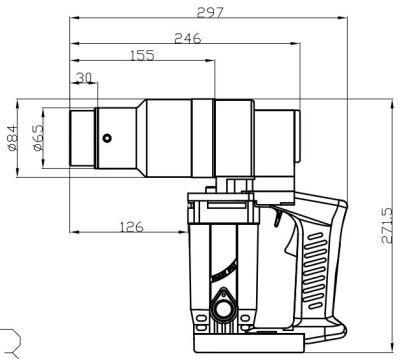 Steel Structure Electric Shear Wrench S-24 1200n. M