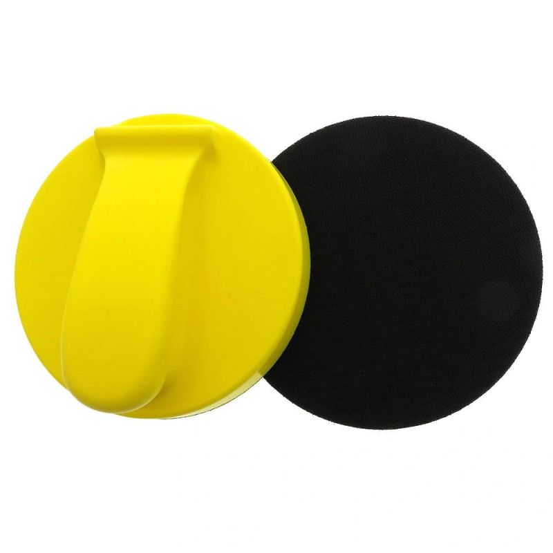 Cross-Border Supply 6 Inch 150mm Manual Dovetail Polishing Disc Self-Adhesive Flocking Sandpaper Polishing Disc Car Cleaning