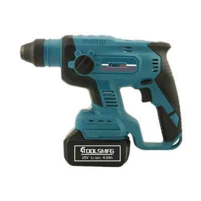 Toolsmfg Mh2126r 20V 26mm Cordless Brushless Rotary Hammer