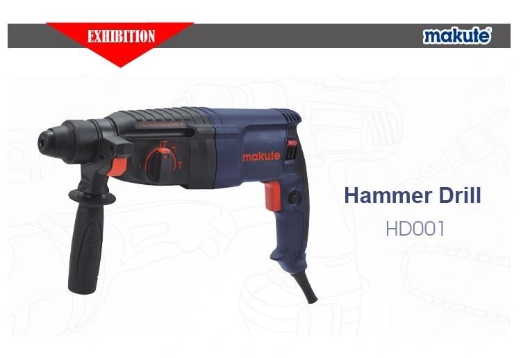 800W Electric Rotary Impact Hammer Drill Machine with Variable Speed