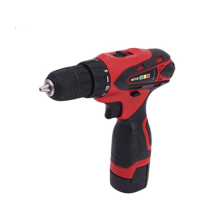 Power Tool Electric Drill Lithium-Ion Battery Impact Type Cordless Electric Drill