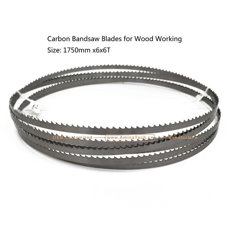 Carbon Band Saw Blades for Wood Working Size: 1750mm X6X6T