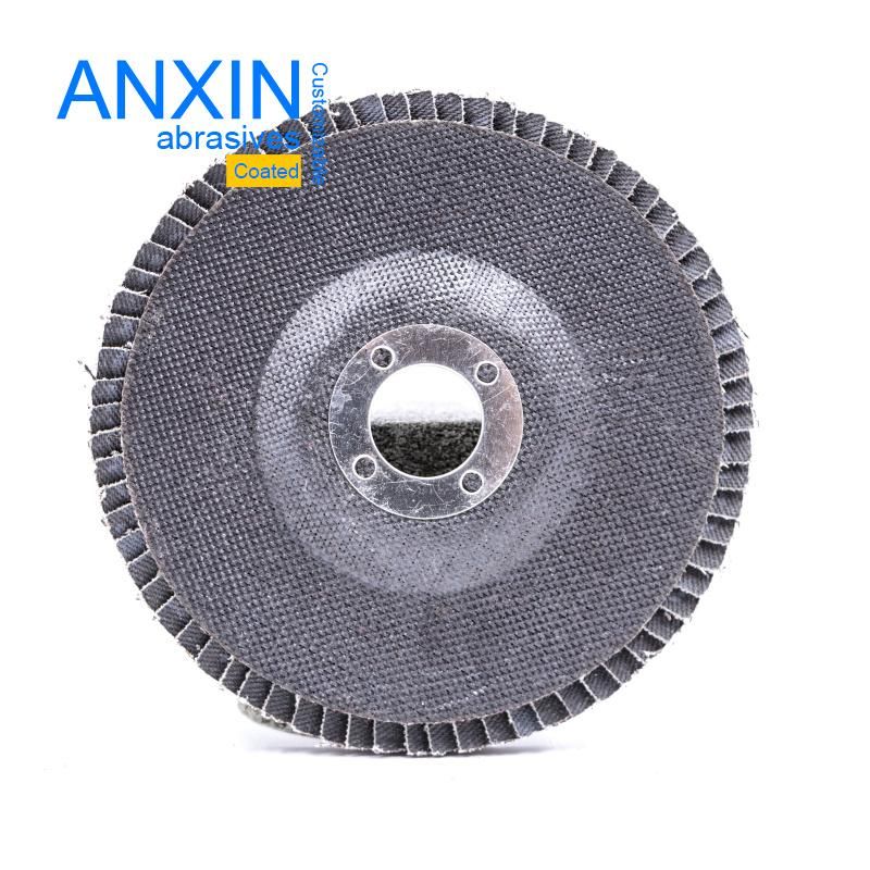 4" Standard Calcined a/O Flap Disc Metal Polsihing Abrasives Disc