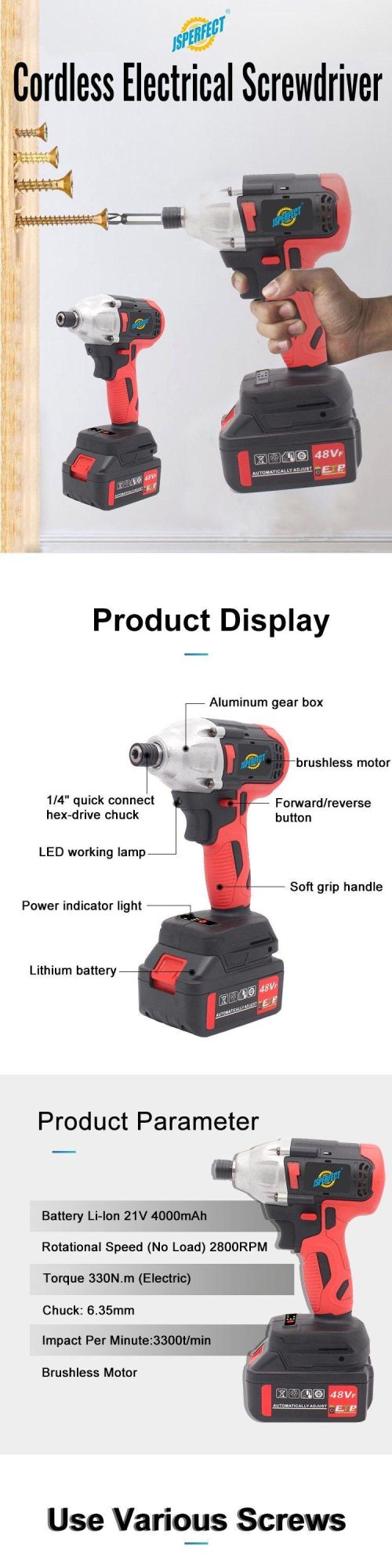 Jsperfect Mini Electric Screwdriver