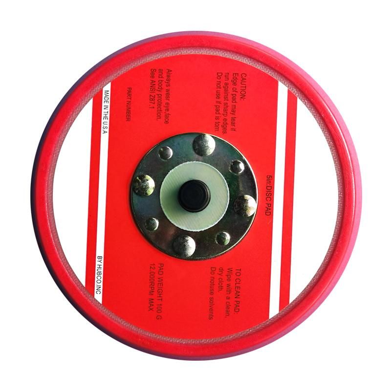 Sanding Pad Backing Pad Abrasive 6inch Hook and Loop Vinyl Glue 5/16`` Holes for Air Sander