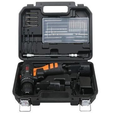 2 Batteries 12V Cordless Drill Power Screwdriver Multi Function Hand Drill Home Industrial Electric Screwdriver Set