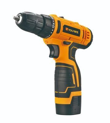 Youwe Power Screwdriver Drills Machine Drilling Tools 21V Lithium Battery Cordless Drill