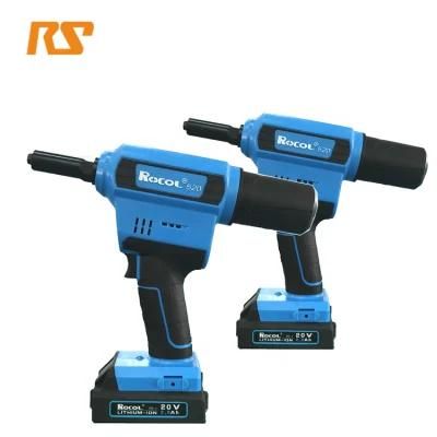 2.4-6.4 Brushless Motor Quick Charge Long Running Lithium Rivet Gun