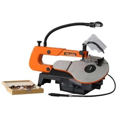 Professional 240V 406mm Electric Scroll Saw with Dust Blower for Woodworking