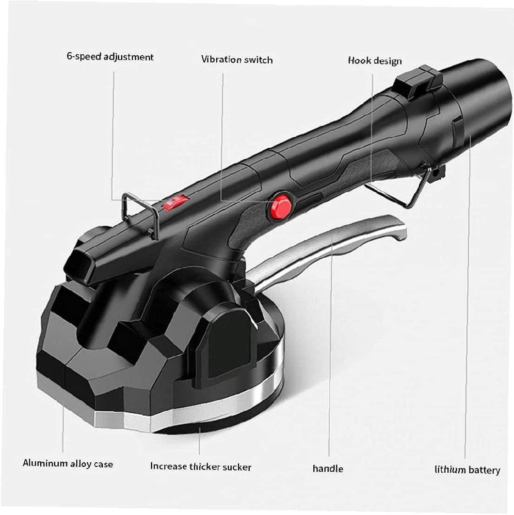 Adsorption and Adjustable Vibration Frequency Portable Single Handheld Tiling Tools