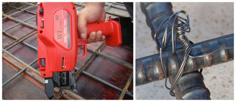 Hand-Held Electric Rebar Tying Tool with 40mm Max. Tying Diameter