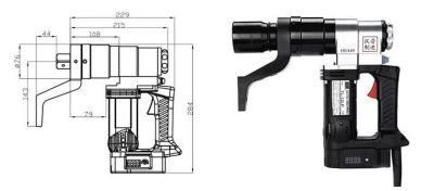 Light Weight 5.5kg Electric Torque Wrench 1200nm