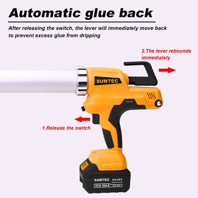 New Design Manual Transparent Clear Electricity Grease Gun
