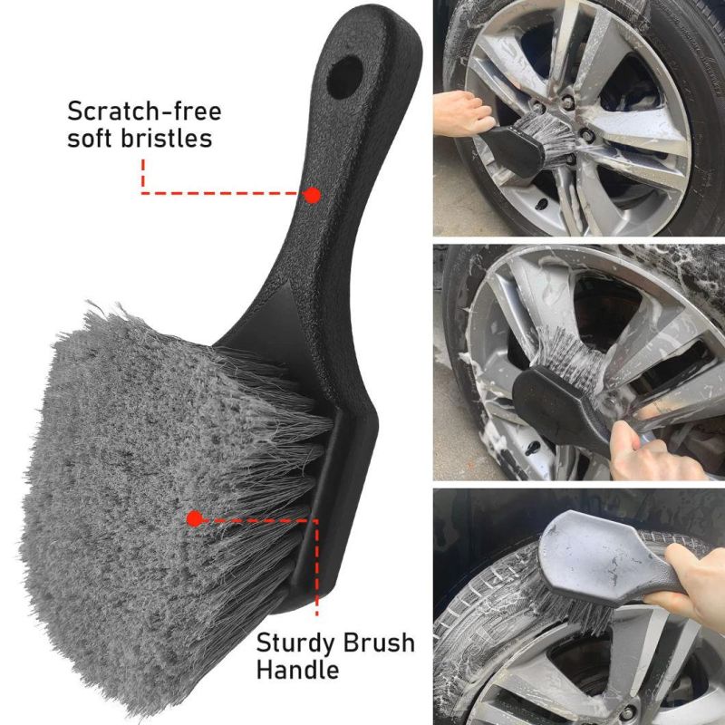 Cross-Border Supply Car Beauty Cleaning Tool 20 Sets of Car Interior Cleaning Detail Brush PP Electric Drill Brush Head