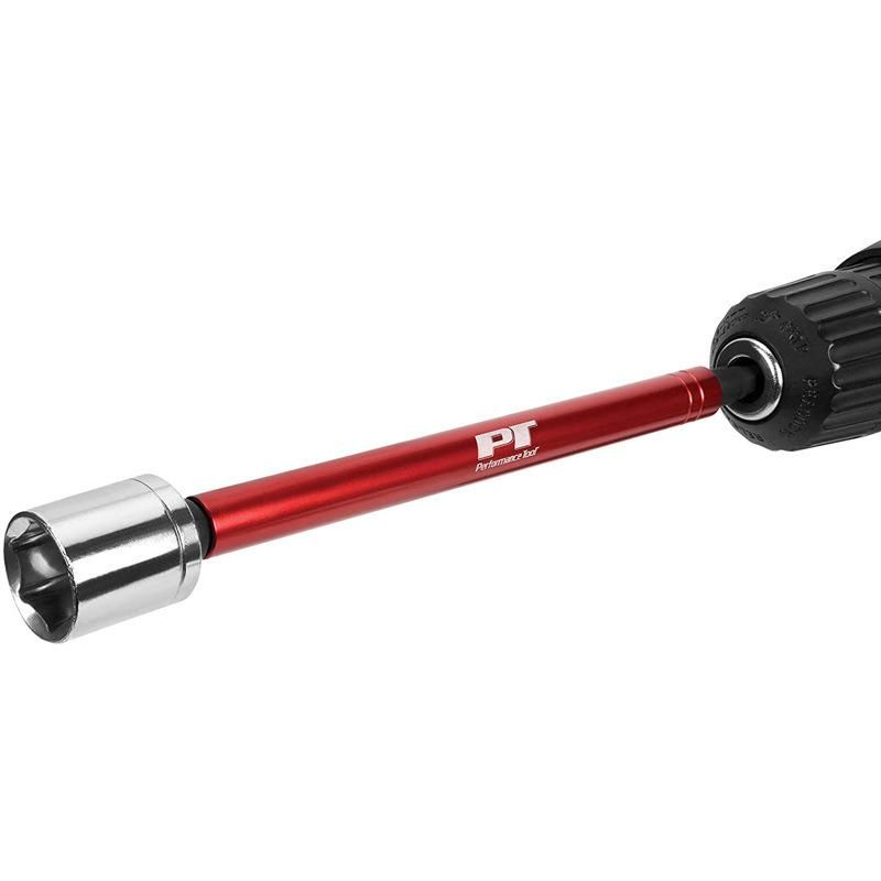 Quick-Release Self-Locking Rod Extension Rod 2-Piece Suitable for Electric Drill Brush