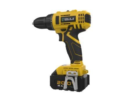 The Fine Quality Power Tool 20V 10mm-13mm Chuck with Twin Battery Portable Hand Electric Cordless Drill Driver