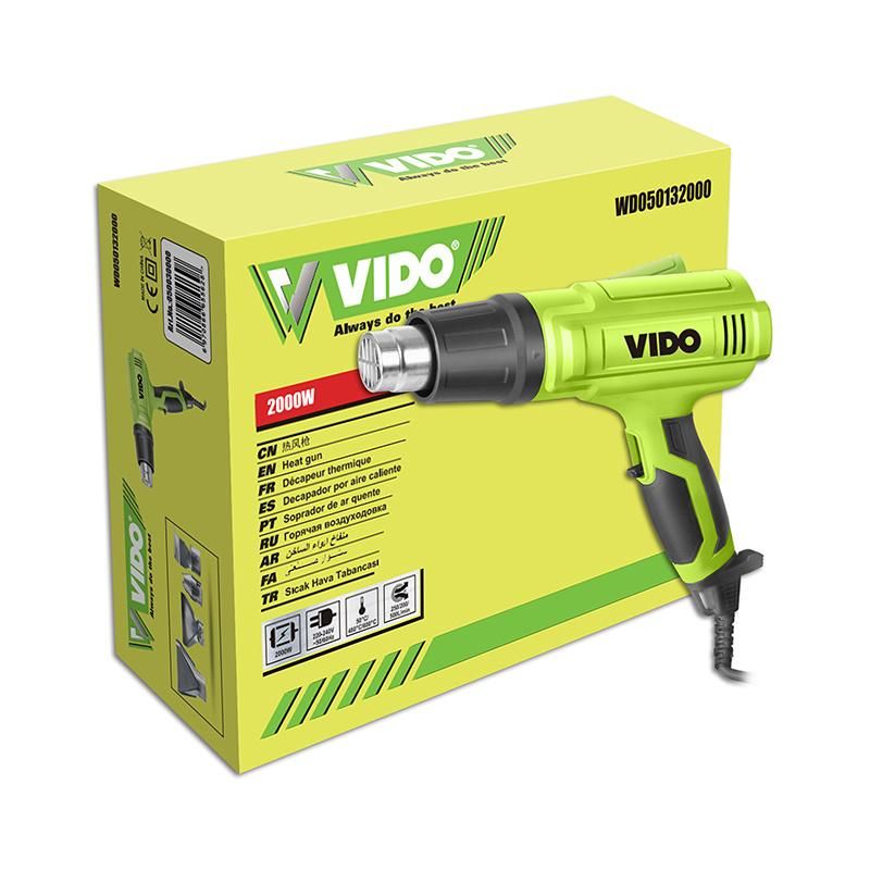 Vido 3 Level Temp Control 2000W Heat Gun for Soldering Plastic