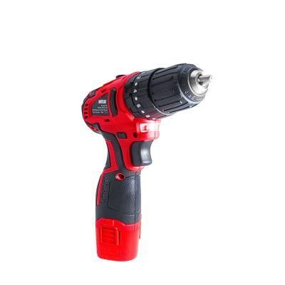 12V Wosai 3/8 Self-Locking Chuck Drill Machine Set Hand Tools Impact Drill Drilling Machine for Sale