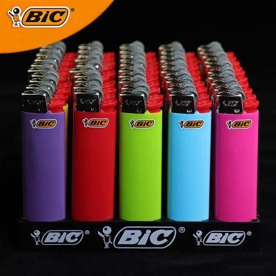 French Brand Flint Grinding Wheel Lighter Bic Bick J3 Paper Plastic Disposable Gas Lighter