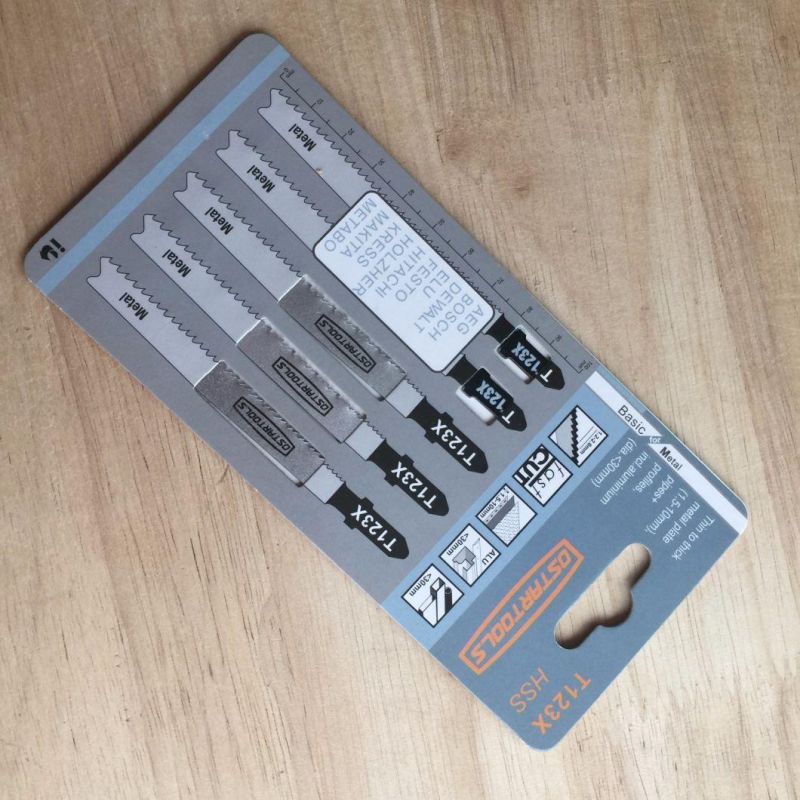 Bosch T123X HSS Jigsaw Blades Ideal for Thin to Thick Metal Plate and Aluminium<30mm