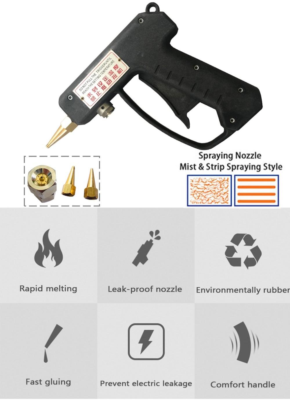 Hot Melt Glue Handle Gun Spray Nozzle