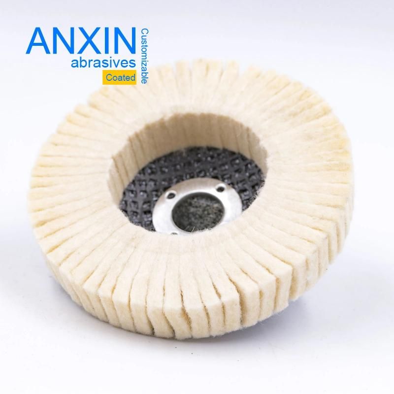 4.5"*7/8" Vertical Felt Polishing Flap Disc