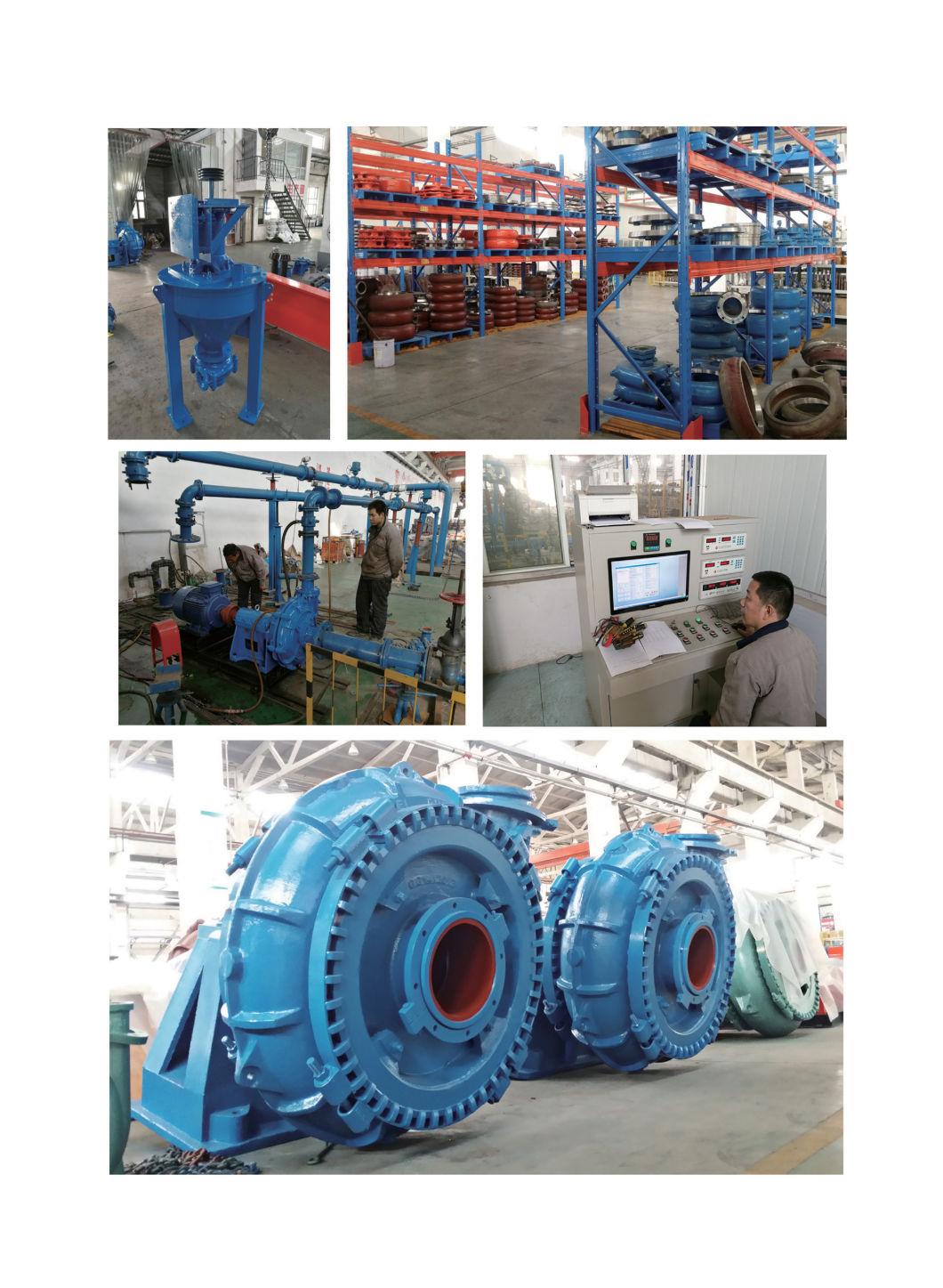 Ah Heavy Duty Industrial Centrifugal Vertical Horizontal Mining Mineral Processing Metal Rubber Abrasion Wear-Resisting Chrome Slurry Pump