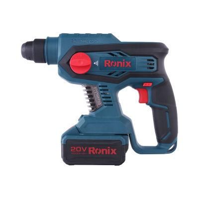 Ronix Model 8910K Brushless 20V Li-ion Battery Cordless Wireless Tools Rotary Hammer Drill