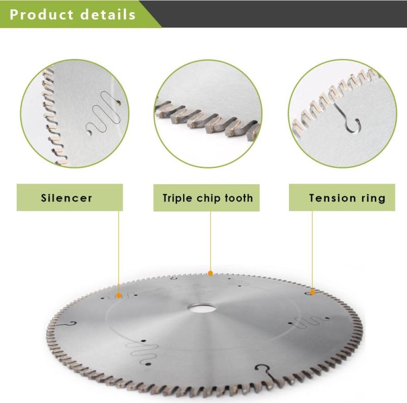 Tungsten Carbide Steel Tct Saw Blade for Cutting Aluminium