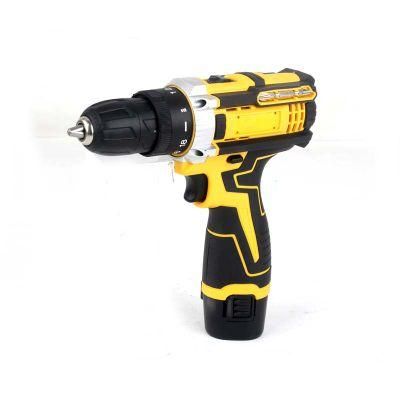 Cordless Drill with Lithium Battery and Wire Charger Impact Drill