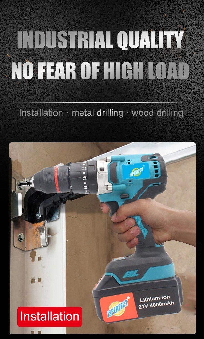 PRO Factory Cordless Impact Drilling Machine 0-13mm Top Selling Model