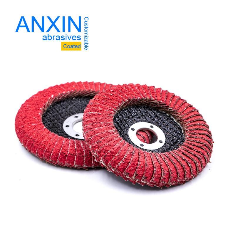 115*22mm Ceramic Curved Edge Flap Disc