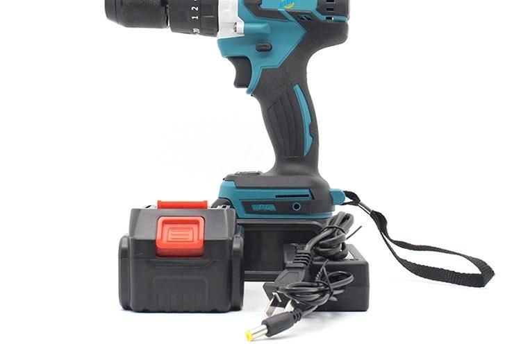 Jsperfect Rechargeable Lithium Battery Electric Cordless Impact Drill with Hammer Function