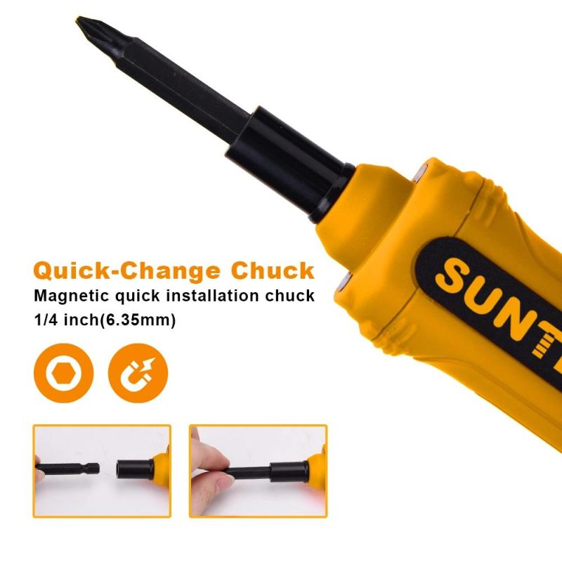 4V Portable Drill Electric Screwdriver Cordless Screwdriver Power Tool