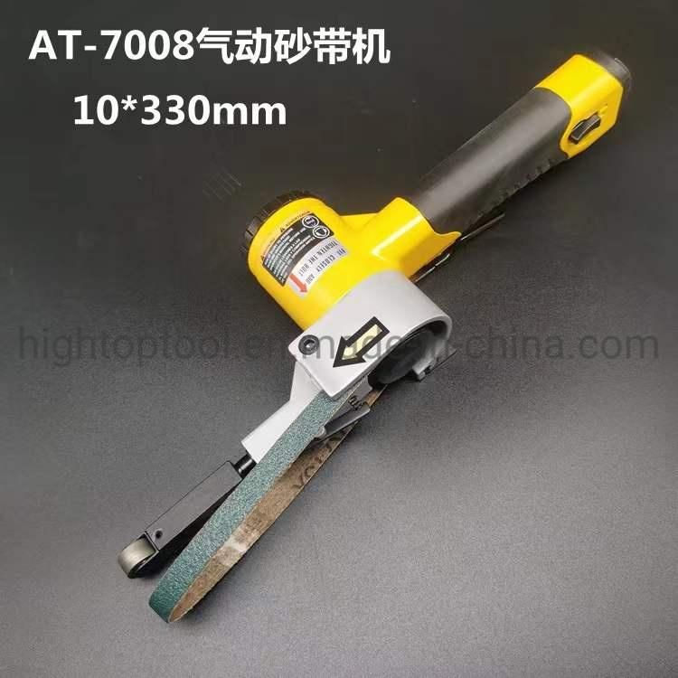 Metal Stainless Steel Pipe Tube Surface Finishing Pneumatic Air Belt Sander Polisher Grinder Sanding Polishing Machine