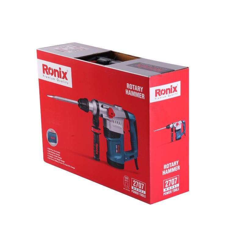 Ronix New Model 2707 1500W 26mm Professional Electric Rotary Hammer Machine with Free BMC