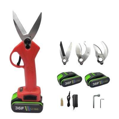 New Designed 30mm 3 Blades Replaceable Cordless Portable PPR Pipe Cutter Garden Branch Fruit Flower Mini Electric Pruner